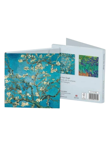 A set of note cards featuring Vincent van Gogh’s Blue Blossom artwork. The floral artwork gives these cards a distinctive and artistic feel, making them a lovely way to add something special to handwritten correspondence. From Museum and Galleries, they offer a thoughtful stationery choice for anyone who enjoys Van Gogh’s work and floral-inspired designs.